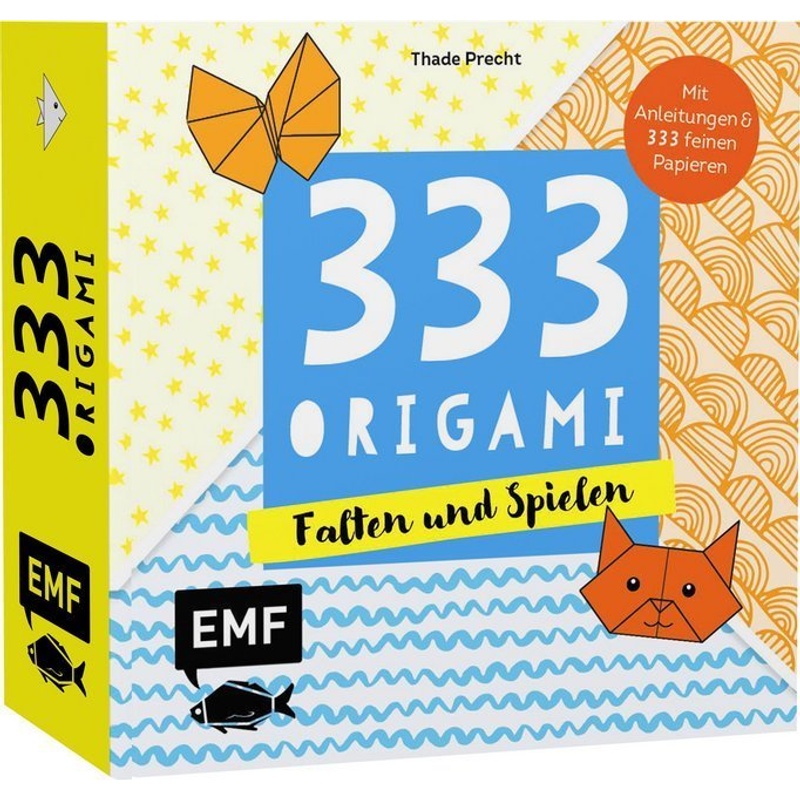 333 Origami - Falten Und Spielen - Thade Precht, Kartoniert (TB) von EDITION,MICHAEL FISCHER
