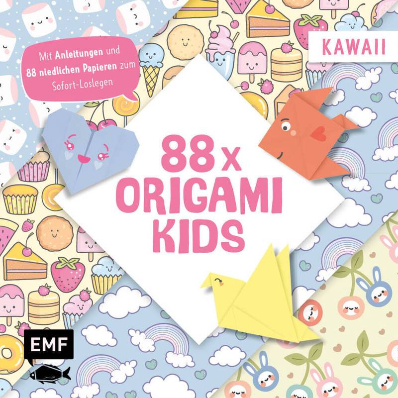 88 X Origami Kids - Kawaii - Thade Precht, Kartoniert (TB) von EDITION,MICHAEL FISCHER