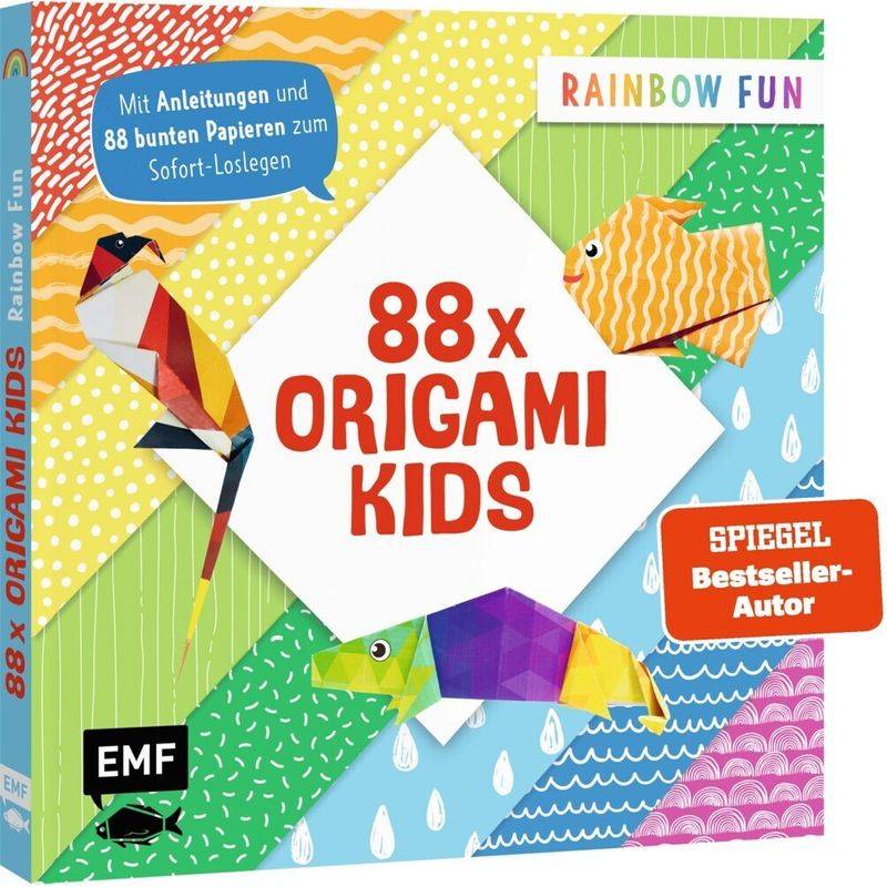 88 X Origami Kids - Rainbow Fun - Thade Precht, Kartoniert (TB) von EDITION,MICHAEL FISCHER