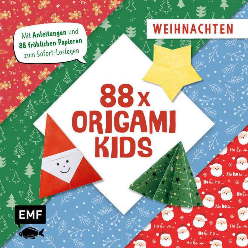 88 X Origami Kids - Weihnachten - Thade Precht, Kartoniert (TB) von EDITION,MICHAEL FISCHER