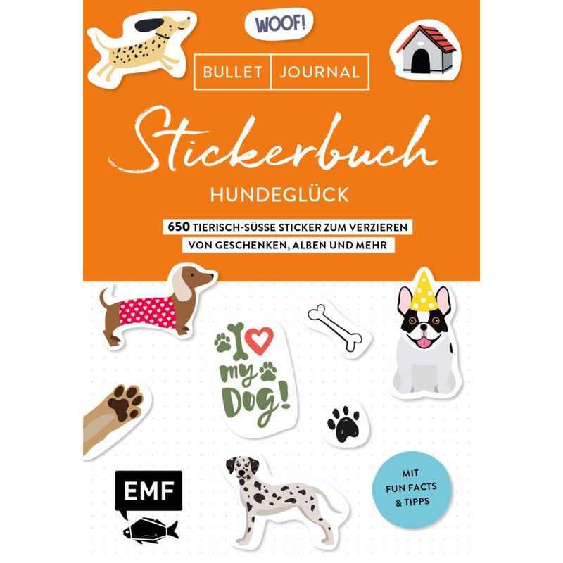 Bullet Journal Stickerbuch - Hundeglück, Kartoniert (TB) von EDITION,MICHAEL FISCHER