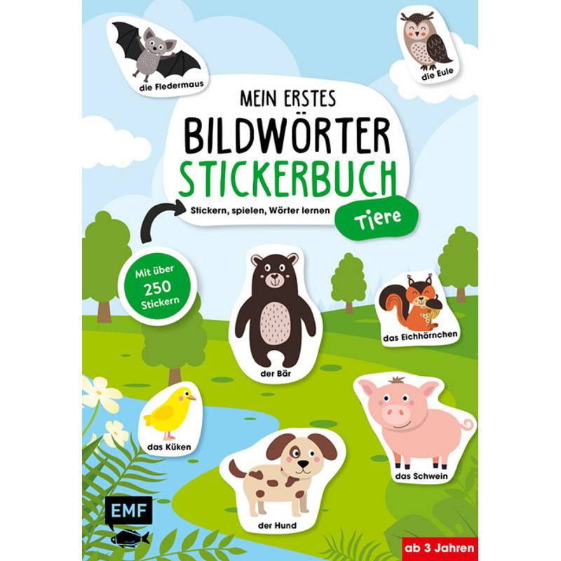 Mein Erstes Bildwörter-Stickerbuch - Tiere, Kartoniert (TB) von EDITION,MICHAEL FISCHER