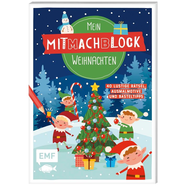 Mein Mitmachblock Weihnachten, Kartoniert (TB) von EDITION,MICHAEL FISCHER