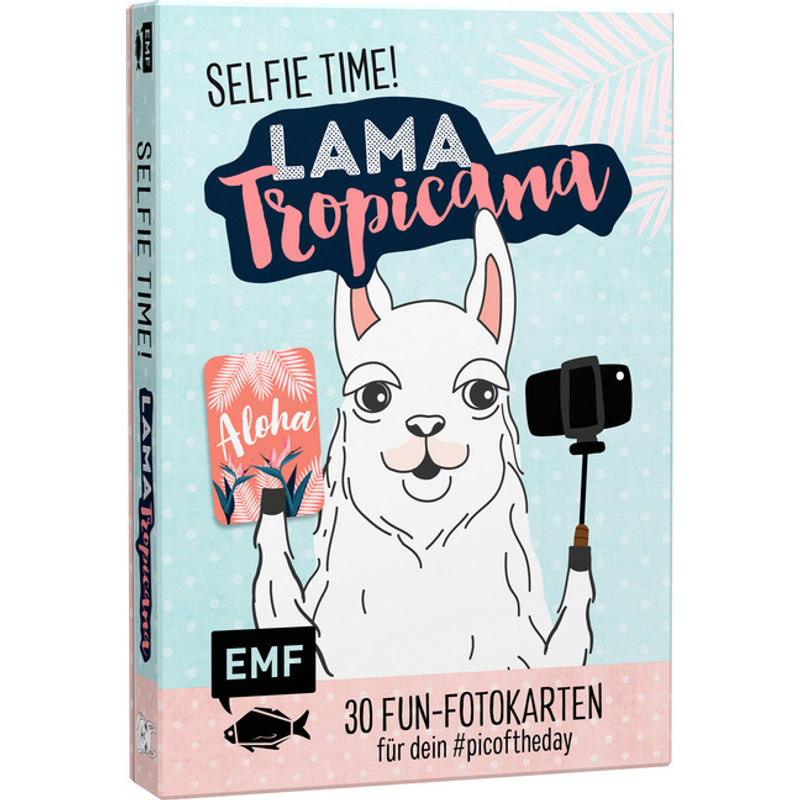 Selfie Time! Lama Tropicana, Box von EDITION,MICHAEL FISCHER