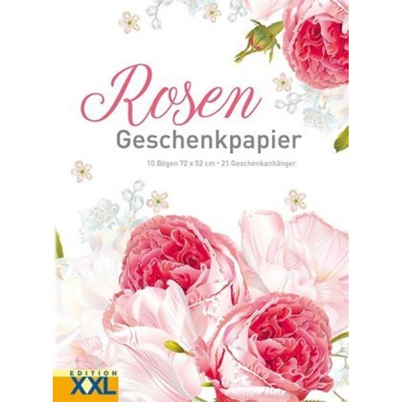 Rosen - Geschenkpapier von EDITION XXL