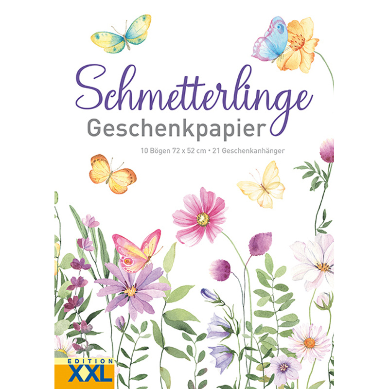 Schmetterlinge - Geschenkpapier von EDITION XXL