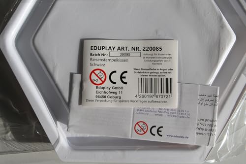 EDUPLAY Riesenstempelkissen schwarz EDUPLAY Riesenstempelkissen schwarz von EDUPLAY