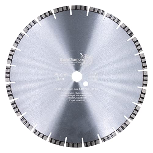 EDW Profi Diamanttrennscheibe 350 mm x 30,0 mm TURBO SUPERCUT, universelle Diamant Trennscheibe für Beton, Stahlbeton, Granit, Mauerwerk EDW Profi Diamanttrennscheibe 350 mm x 30,0 mm TURBO SUPERCUT, universelle Diamant Trennscheibe für Beton, Stahlbeton, Granit, Mauerwerk von EDW