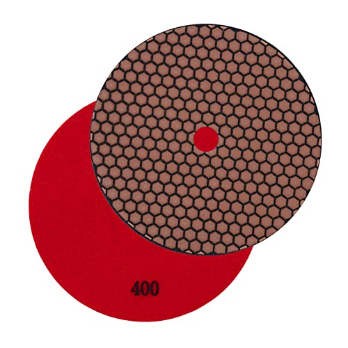 EDW Profi Diamant-Schleifpad für Trockenschliff, D = 230 mm, Körnung 400, Klettaufnahme, für Naturstein, Kunststein, Granit, Marmor, Glas, Keramik oder Fliesen EDW Profi Diamant-Schleifpad für Trockenschliff, D = 230 mm, Körnung 400, Klettaufnahme, für Naturstein, Kunststein, Granit, Marmor, Glas, Keramik oder Fliesen von EDW