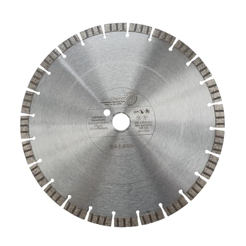 EDW Profi Diamanttrennscheibe Beton 350 mm x 30,0 mm Segmenthöhe 15 mm TURBO SUPERCUT universelle Diamant Trennscheibe für Beton Stahlbeton Granit Mauerwerk EDW Profi Diamanttrennscheibe Beton 350 mm x 30,0 mm Segmenthöhe 15 mm TURBO SUPERCUT universelle Diamant Trennscheibe für Beton Stahlbeton Granit Mauerwerk von EDW