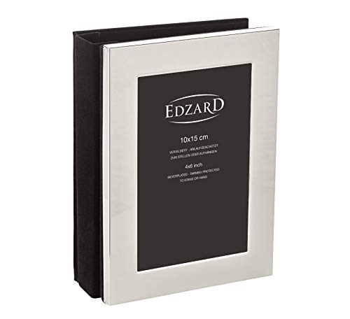 EDZARD Fotoalbum Album Lugano für 80 Fotos 10 x 15 cm, edel versilbert, anlaufgeschützt EDZARD Fotoalbum Album Lugano für 80 Fotos 10 x 15 cm, edel versilbert, anlaufgeschützt von EDZARD