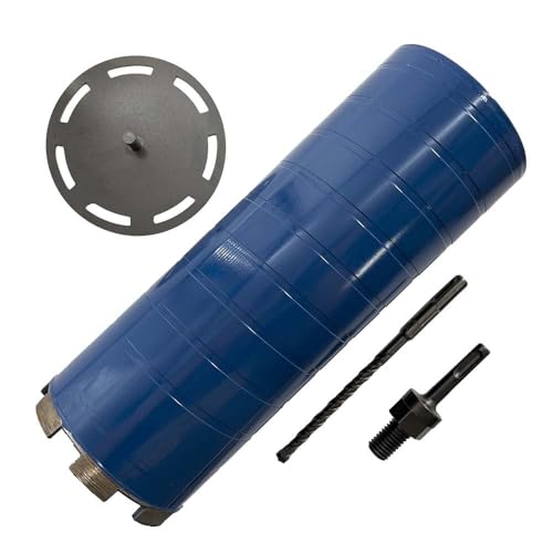 Diamant-Trockenbohrkrone für Ziegel und Block, 8,9 cm, mit SDS-Plus-Adapter und Pilotkragen, 24,1 cm Bohrtiefe Diamant-Trockenbohrkrone für Ziegel und Block, 8,9 cm, mit SDS-Plus-Adapter und Pilotkragen, 24,1 cm Bohrtiefe von EDiamondTools