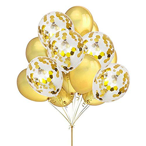 Faltfächer, 55-teilig, goldfarben, Partydekorationsset, Papierfächer, Konfetti, Latexballon, Folie, Fransenvorhang, für Hochzeit, Geburtstag, Party, Dekoration, handgefertigtes dekoratives Zubehör Faltfächer, 55-teilig, goldfarben, Partydekorationsset, Papierfächer, Konfetti, Latexballon, Folie, Fransenvorhang, für Hochzeit, Geburtstag, Party, Dekoration, handgefertigtes dekoratives Zubehör von EEASSA