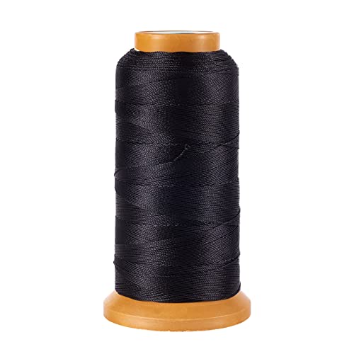 1093Yards 0,2 mm Nylon Nähgarn Polyester Lederschnur Schwarz Perlenschnur Makramee Schnur Seil für DIY Halskette Armband Handwerk Leder Nähen Buchbinden 1093Yards 0,2 mm Nylon Nähgarn Polyester Lederschnur Schwarz Perlenschnur Makramee Schnur Seil für DIY Halskette Armband Handwerk Leder Nähen Buchbinden von EEE ELECRELIVE