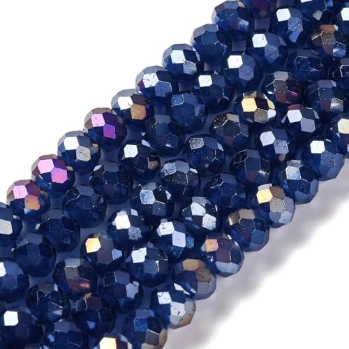 Elecrelive Glasperlen, facettiert, Rondelle, Glasperlen, lose Perlen, Königsblau, Regenbogen-Kristall, Großpackung für DIY-Armbänder, Halsketten, Ohrringe, Schlüsselanhänger, Zubehör, 20 Stränge, 8 mm Elecrelive Glasperlen, facettiert, Rondelle, Glasperlen, lose Perlen, Königsblau, Regenbogen-Kristall, Großpackung für DIY-Armbänder, Halsketten, Ohrringe, Schlüsselanhänger, Zubehör, 20 Stränge, 8 mm von EEE ELECRELIVE