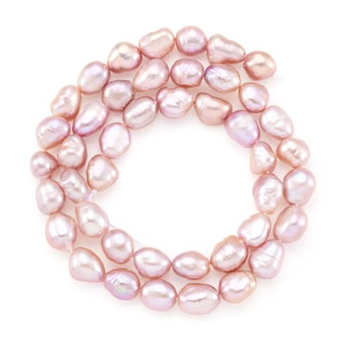 Elecrelive Natürliche Süßwasserperlen, unregelmäßig, kleine Perlen, Pastell-Zuchtperlen, loser Edelstein, 6–7 mm, 42 Stück/Strang, für Ohrringe, Armbänder, Halsketten, DIY Handwerk Elecrelive Natürliche Süßwasserperlen, unregelmäßig, kleine Perlen, Pastell-Zuchtperlen, loser Edelstein, 6–7 mm, 42 Stück/Strang, für Ohrringe, Armbänder, Halsketten, DIY Handwerk von EEE ELECRELIVE