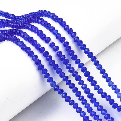 Elecrelive facettierte Rondelle-Glasperlen, 4 mm, Briolette-Kristallglasperlen, lose Abstandshalter, Kristalle, 1100 Stück, für Armbänder, Halsketten, Schmuck, Sonnenfänger, Handwerk (Königsblau) Elecrelive facettierte Rondelle-Glasperlen, 4 mm, Briolette-Kristallglasperlen, lose Abstandshalter, Kristalle, 1100 Stück, für Armbänder, Halsketten, Schmuck, Sonnenfänger, Handwerk (Königsblau) von EEE ELECRELIVE