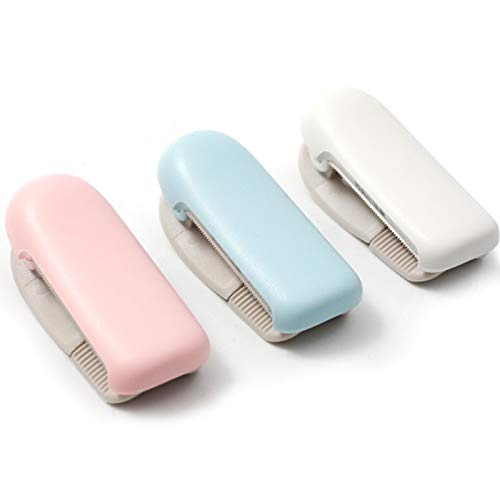 EESLL 6 x tragbares Mini-Klebebandschneider, Clip-Typ, Washi-Klebebandabroller, Mini-Washi-Klebeband-Spender-Clip für Büro, Schule, zufällige Farbe EESLL 6 x tragbares Mini-Klebebandschneider, Clip-Typ, Washi-Klebebandabroller, Mini-Washi-Klebeband-Spender-Clip für Büro, Schule, zufällige Farbe von EESLL