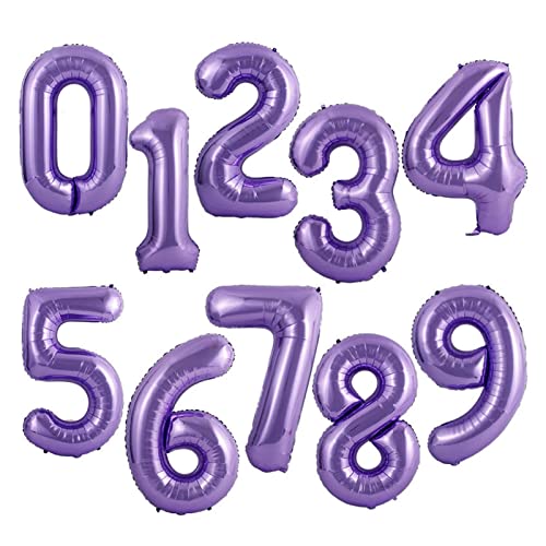 ❀ Geburtstag Party Luftballons, Party-Baby-Luftballons, Luftballons, 40 Zoll, große Folien-Geburtstagsballons, Zahlenballon 0–9, alles Gute for Geburtstag, Hochzeitsfeier, Dekorationen, Dusche, große von EFARMA