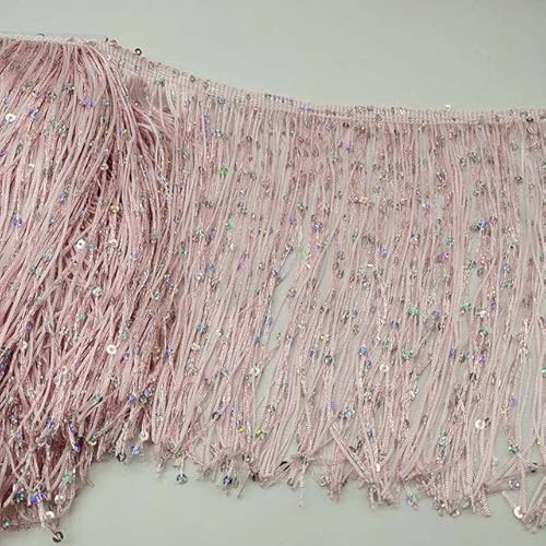 10 Yards 20 cm Breite Pailletten Fransen Spitze Quaste Spitze Band Anziehen Nähen Kleid Latein Szene Kleidung Vorhang Basteln Zubehör 10 Yards 20 cm Breite Pailletten Fransen Spitze Quaste Spitze Band Anziehen Nähen Kleid Latein Szene Kleidung Vorhang Basteln Zubehör von EFFGAMU