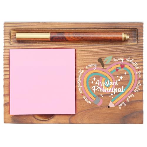 EDP173 Haftnotizhalter, Schreibtisch-Organizer für Assistenzprinzipien, Lehrergeschenke, inspirierendes Geschenk für Schuladministratoren, Abschluss und Ruhestand, Schreibtischzubehör EDP173 Haftnotizhalter, Schreibtisch-Organizer für Assistenzprinzipien, Lehrergeschenke, inspirierendes Geschenk für Schuladministratoren, Abschluss und Ruhestand, Schreibtischzubehör von EFFJNSG