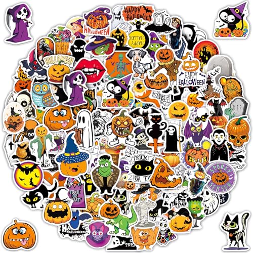 Halloween Aufkleber,Aufkleber kinder,102pcs Halloween Sticker Vinyl Wasserdicht Urlaub Dekoration Party Tag für Jugendliche Kinder Erwachsene Halloween Aufkleber,Aufkleber kinder,102pcs Halloween Sticker Vinyl Wasserdicht Urlaub Dekoration Party Tag für Jugendliche Kinder Erwachsene von EFNHJF5
