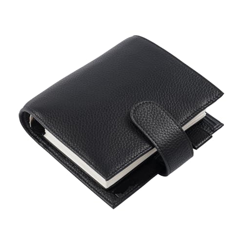 EFRJUWI Planer-Notizbuch im Taschenformat, Mini-Tagebuch-Organizer, Tagebuch-Notizblock(Black) von EFRJUWI