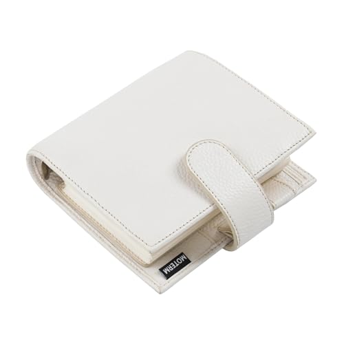 EFRJUWI Planer-Notizbuch im Taschenformat, Mini-Tagebuch-Organizer, Tagebuch-Notizblock(Pebbled Cream) von EFRJUWI