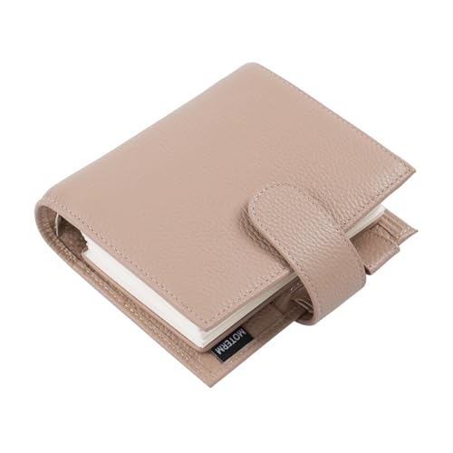 EFRJUWI Planer-Notizbuch im Taschenformat, Mini-Tagebuch-Organizer, Tagebuch-Notizblock(Pebbled Taupe) von EFRJUWI