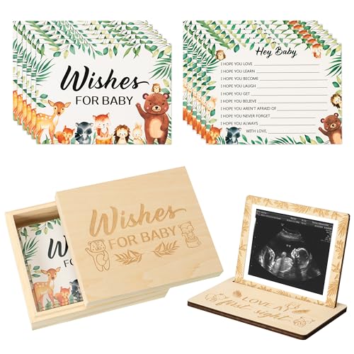EFenegabos 53 Stück Babyparty Spiele Verschiedene Babyshower Spiele Tier Baby Dusche Beratung Karten Keepsake Box Dschungel Baby Dusche Spiele Dekorationen Baby Vorhersage Unisex Baby Dusche Spiele EFenegabos 53 Stück Babyparty Spiele Verschiedene Babyshower Spiele Tier Baby Dusche Beratung Karten Keepsake Box Dschungel Baby Dusche Spiele Dekorationen Baby Vorhersage Unisex Baby Dusche Spiele von EFenegabos