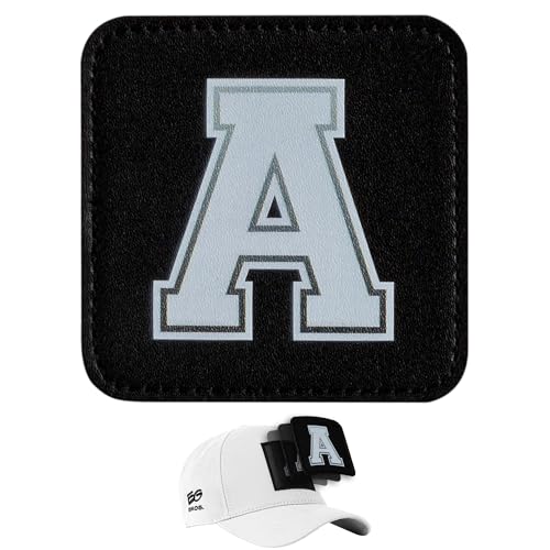 EG BROS Klett-Patch für Caps – Motiv: Buchstabe A – austauschbares Logo – kompatibel mit Basecap & Trucker Cap – zum Sammeln & Individualisieren – starker Klettverschluss – langlebig von EG BROS