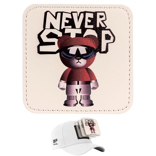 EG BROS Klett-Patch für Caps – Motiv: Never Stop – austauschbares Logo – kompatibel mit Basecap & Trucker Cap – zum Sammeln & Individualisieren – starker Klettverschluss – langlebig EG BROS Klett-Patch für Caps – Motiv: Never Stop – austauschbares Logo – kompatibel mit Basecap & Trucker Cap – zum Sammeln & Individualisieren – starker Klettverschluss – langlebig von EG BROS