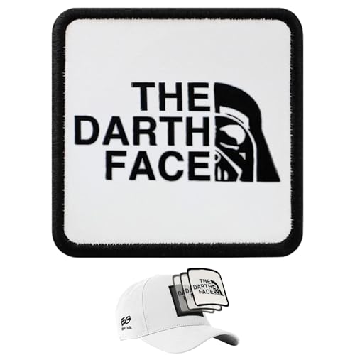 EG BROS Klett-Patch für Caps – Motiv: The Darth Face – austauschbares Logo – kompatibel mit Basecap & Trucker Cap – zum Sammeln & Individualisieren – starker Klettverschluss – langlebig von EG BROS