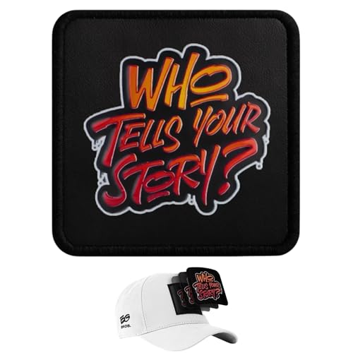 EG BROS Klett-Patch für Caps – Motiv: Who Tells Your Story – austauschbares Logo – kompatibel mit Basecap & Trucker Cap – zum Sammeln & Individualisieren – starker Klettverschluss – langlebig EG BROS Klett-Patch für Caps – Motiv: Who Tells Your Story – austauschbares Logo – kompatibel mit Basecap & Trucker Cap – zum Sammeln & Individualisieren – starker Klettverschluss – langlebig von EG BROS