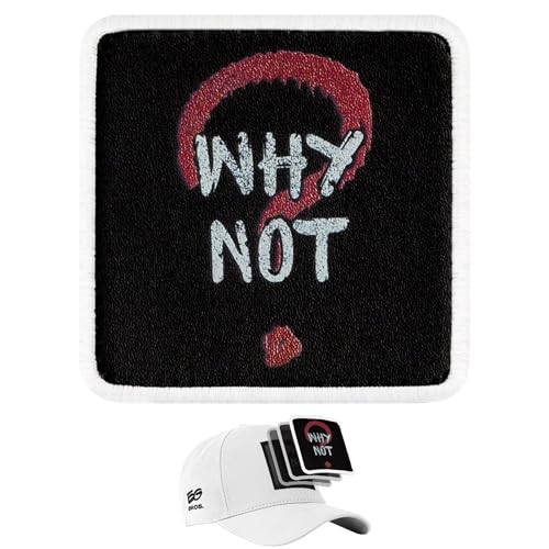 EG BROS Klett-Patch für Caps – Motiv: Why Not – austauschbares Logo – kompatibel mit Basecap & Trucker Cap – zum Sammeln & Individualisieren – starker Klettverschluss – langlebig EG BROS Klett-Patch für Caps – Motiv: Why Not – austauschbares Logo – kompatibel mit Basecap & Trucker Cap – zum Sammeln & Individualisieren – starker Klettverschluss – langlebig von EG BROS