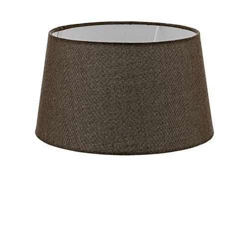 EGLO 1+1 Vintage Universal-Braun Stoff, Leinen, Lampenschirm – Lampenschirm in Farbtönen (Universal, Innen, Braun, Stoff, Leinen, 165 mm, 768 G) von EGLO