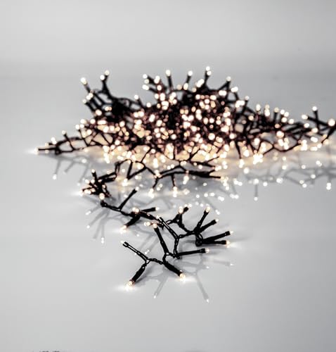 EGLO Lichterkette außen Crispy Ice White, Weihnachtsbeleuchtung Garten, LED Kette, Kunststoff in schwarz, Kunststoff in transparent, warmweiß, IP44, 1600 cm EGLO Lichterkette außen Crispy Ice White, Weihnachtsbeleuchtung Garten, LED Kette, Kunststoff in schwarz, Kunststoff in transparent, warmweiß, IP44, 1600 cm von EGLO