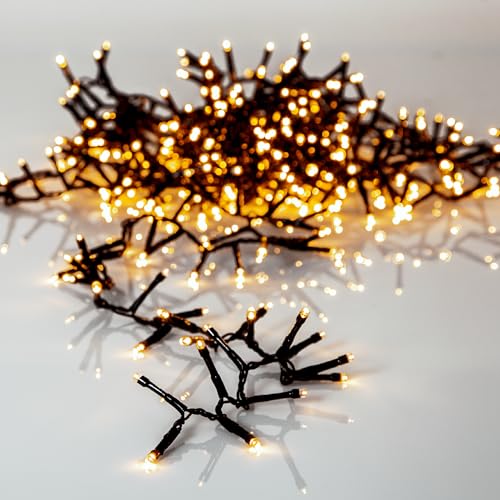EGLO Lichterkette außen Golden Warm White, Weihnachtsbeleuchtung Garten, LED Kette, Kunststoff in schwarz, Kunststoff in amber IP44, 1600 cm EGLO Lichterkette außen Golden Warm White, Weihnachtsbeleuchtung Garten, LED Kette, Kunststoff in schwarz, Kunststoff in amber IP44, 1600 cm von EGLO