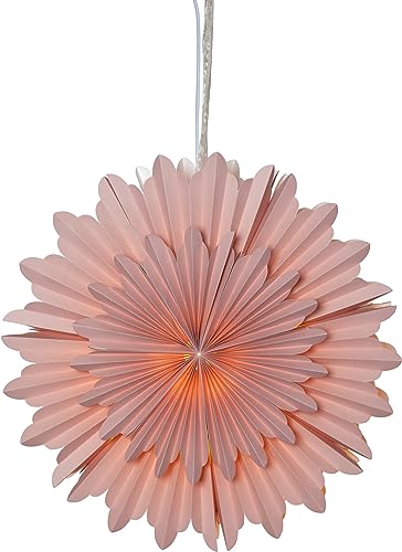 EGLO Weihnachtsstern für innen, Dekostern aus Papier zum Aufhängen, Fensterdeko in Rosa, 3D Adventsstern, Wand Deko Wohnzimmer, Ø 50 cm EGLO Weihnachtsstern für innen, Dekostern aus Papier zum Aufhängen, Fensterdeko in Rosa, 3D Adventsstern, Wand Deko Wohnzimmer, Ø 50 cm von EGLO