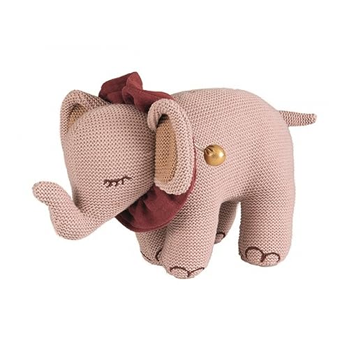 Les petits 120023 Stoff Spieluhr Elefant Rosalie rosa von Egmont Toys