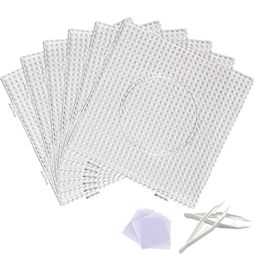 6 Stücke Bügelperlen Steckplatte, Kunststoff Bügelplatte 5mm Perlen Platte Quadrat Sechseck Steckperlen Werkzeug DIY Perlen Handwerk Zubehör 6 Stücke Bügelperlen Steckplatte, Kunststoff Bügelplatte 5mm Perlen Platte Quadrat Sechseck Steckperlen Werkzeug DIY Perlen Handwerk Zubehör von EGOSKY