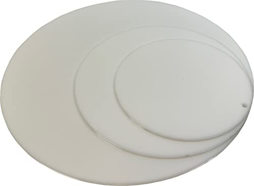 EH Design Runde Anhänger aus Acrylglas in Weiß (250x3mm) von EH Design
