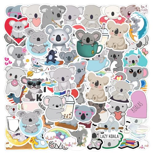 100 Koala-Aufkleber, Cartoon-Tieraufkleber, Wasserfeste Koalabär-Aufkleber, Interessante Aufkleber Für Kinder, Selbstklebende Graffiti-Aufkleber, Geeignet Für Diy-Notizbücher Und Tagebücher 100 Koala-Aufkleber, Cartoon-Tieraufkleber, Wasserfeste Koalabär-Aufkleber, Interessante Aufkleber Für Kinder, Selbstklebende Graffiti-Aufkleber, Geeignet Für Diy-Notizbücher Und Tagebücher von EHDWXVZM