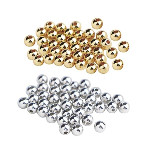 200 Runde Perlen, Runde Abstandsperlen, Schmuck-Abstandsperlen, Große Loch-Schmuckperlen, Bastel-Abstandsperlen, Armband-Gewebte Perlen, Diy-Schmuckzubehör 200 Runde Perlen, Runde Abstandsperlen, Schmuck-Abstandsperlen, Große Loch-Schmuckperlen, Bastel-Abstandsperlen, Armband-Gewebte Perlen, Diy-Schmuckzubehör von EHDWXVZM