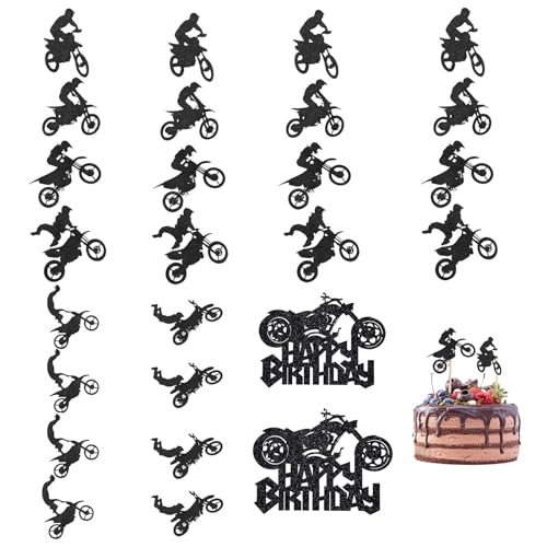 EHDWXVZM 26 Motorrad-Kuchendekorationen, Herren-Kuchendekorationen, Fahrrad-Geburtstagsdekorationen, Dirtbike-Geburtstagsdekorationen, Dirtbike-Partydekorationen EHDWXVZM 26 Motorrad-Kuchendekorationen, Herren-Kuchendekorationen, Fahrrad-Geburtstagsdekorationen, Dirtbike-Geburtstagsdekorationen, Dirtbike-Partydekorationen von EHDWXVZM