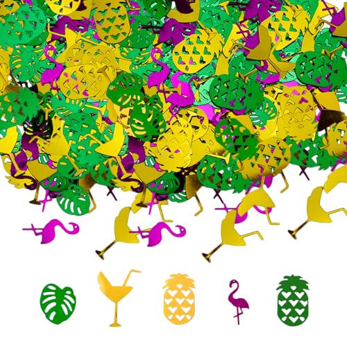 30 G Konfetti Im Hawaiianischen Stil, Ananas, Palmblätter, Schildkrötenblätter, Flamingo-Konfetti, Stranddekoration, Tischdekoration Für Hawaiianische Partys 30 G Konfetti Im Hawaiianischen Stil, Ananas, Palmblätter, Schildkrötenblätter, Flamingo-Konfetti, Stranddekoration, Tischdekoration Für Hawaiianische Partys von EHDWXVZM