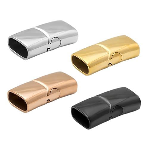4 Magnetverschlüsse Für Armbänder, Halskettenverschlüsse Aus Lederband, Armbandverschlüsse, Magnetverschlüsse Für Schmuck, Quadratische Magnetverschlüsse Aus Edelstahl 4 Magnetverschlüsse Für Armbänder, Halskettenverschlüsse Aus Lederband, Armbandverschlüsse, Magnetverschlüsse Für Schmuck, Quadratische Magnetverschlüsse Aus Edelstahl von EHDWXVZM