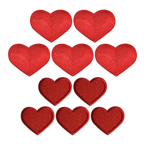 5 Stück Liebes-Pailletten-Aufnäher Und 5 Stück Liebes-Stoff-Aufnäher, Bekleidungszubehör, Bestickte Stoff-Aufnäher, Bestickte Aufnäher Zum Aufbügeln, Dekorative Aufnäher, Taschen Usw. 5 Stück Liebes-Pailletten-Aufnäher Und 5 Stück Liebes-Stoff-Aufnäher, Bekleidungszubehör, Bestickte Stoff-Aufnäher, Bestickte Aufnäher Zum Aufbügeln, Dekorative Aufnäher, Taschen Usw. von EHDWXVZM