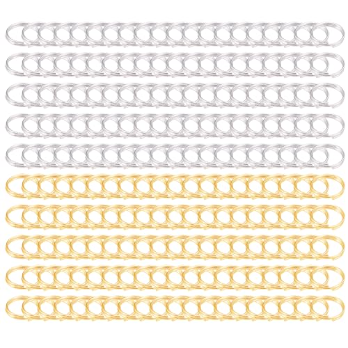 200 Stück Biegeringe Aus Edelstahl, Doppelte Offene Ringe, Schlüsselschnittstellen, Runde Eisenringe, Diy-Schlüsselanhänger-Zubehör, Schlüsselringe 200 Stück Biegeringe Aus Edelstahl, Doppelte Offene Ringe, Schlüsselschnittstellen, Runde Eisenringe, Diy-Schlüsselanhänger-Zubehör, Schlüsselringe von EHDWXVZM