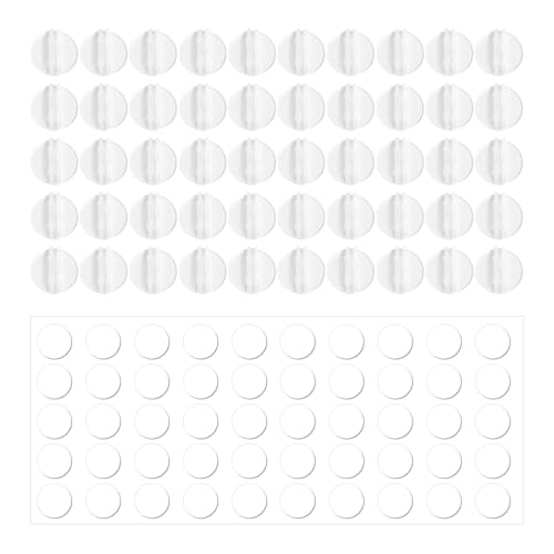 EHDWXVZM 50 Stück Transparenter Kartenhalter, 50 Stück Doppelseitiges Rundes Klebeband, Visitenkartenhalter, Acryl-Kartenhalter, Memohalter, Acryl-Visitenkartenhalter, Spielkartenhalter EHDWXVZM 50 Stück Transparenter Kartenhalter, 50 Stück Doppelseitiges Rundes Klebeband, Visitenkartenhalter, Acryl-Kartenhalter, Memohalter, Acryl-Visitenkartenhalter, Spielkartenhalter von EHDWXVZM